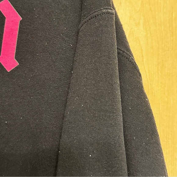 Black Sweatshirt with Pink Karma and Flame Design - Picture 3 of 6
